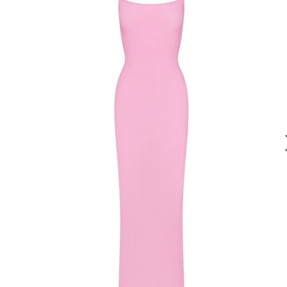 Skims Soft Lounge Long Slip Dress ( Bubble Gum | Xtra-Large ) Womens XL - NWT - Picture 5 of 5